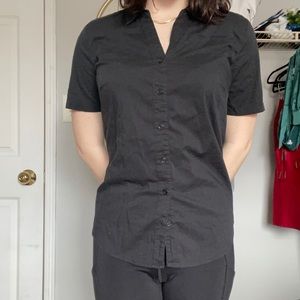 Black button up